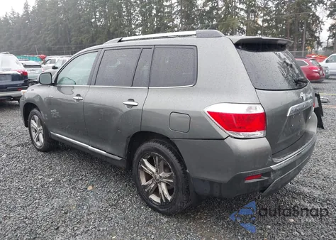 2012 Toyota Highlander Limited V6 from USA, damaged, VIN 5TDDK3EHXCS138870